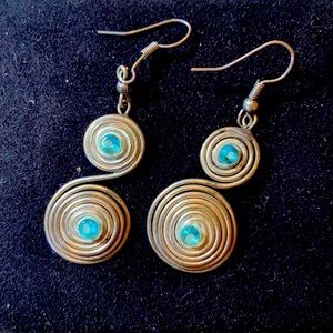 Silver earrings